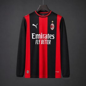 Mens AC Milan 2026/27 home Long Sleeve Jersey