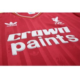 Retro Liverpool 1985/87 Home Long Sleeve Jersey - Image 4