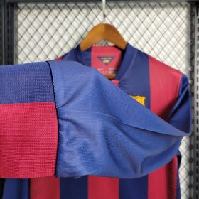 Retro Barcelona 2014/15 Home Long Sleeve Jersey - Image 9