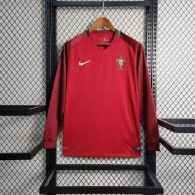 Retro Portugal 2016/17 Home Long Sleeve Jersey