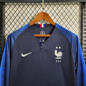 Retro France 2018/19 Home Long Sleeve Jersey - Image 2