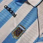 Retro Argentina 1996 Home Jersey - Image 3