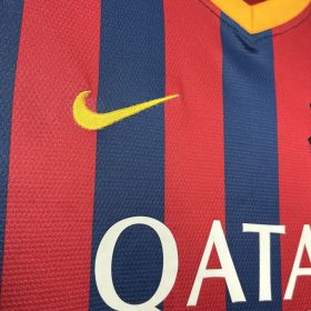 Retro Barcelona 2013/14 Home Jersey - Image 8
