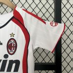 Retro AC Milan 2006/07 Away Kids Kit - Image 6