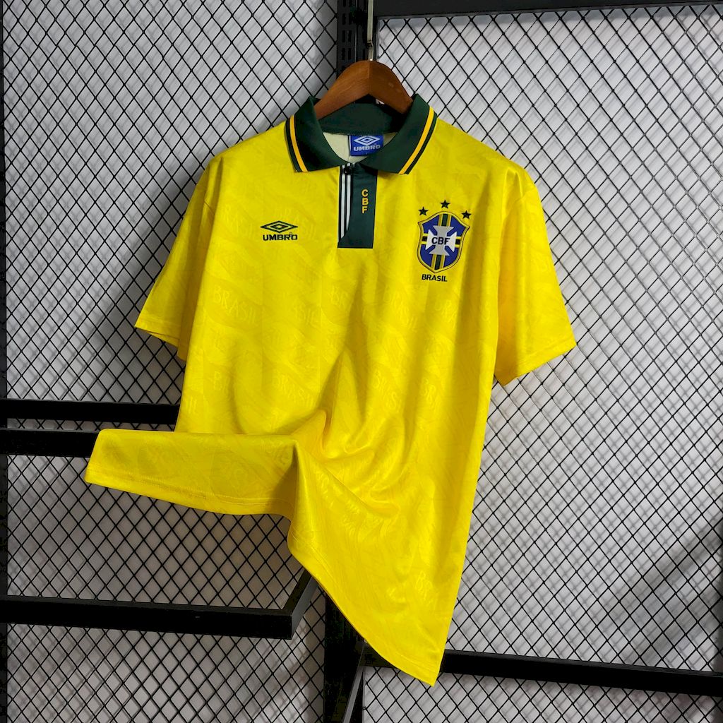 2024101705050184.jpg Retro Brazil 1991/93 Home Jersey - Image 1