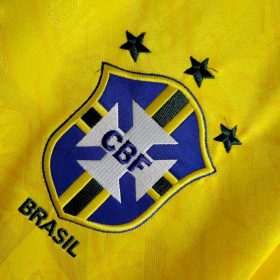 Retro Brazil 1991/93 Home Jersey - Image 5