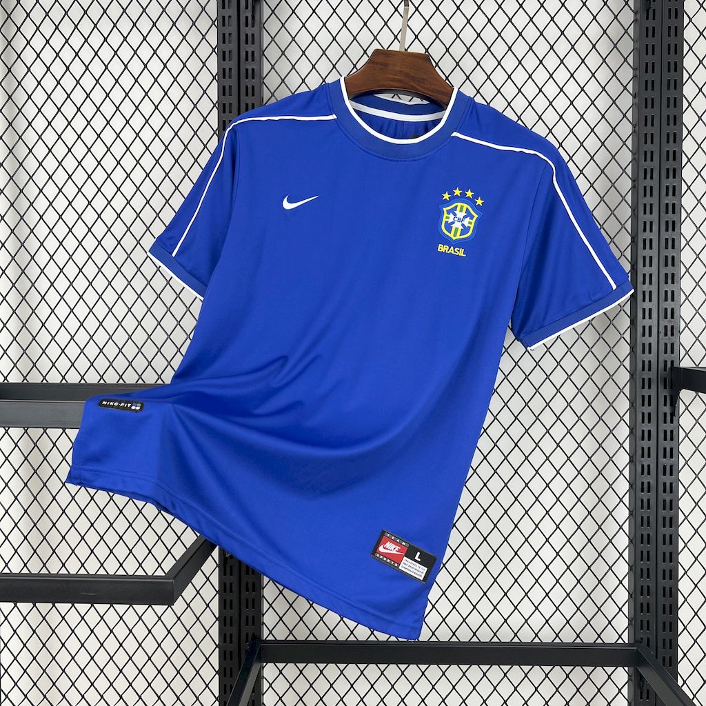 2024111207264617.jpg Retro Brazil 1998 Away Jersey - Image 1