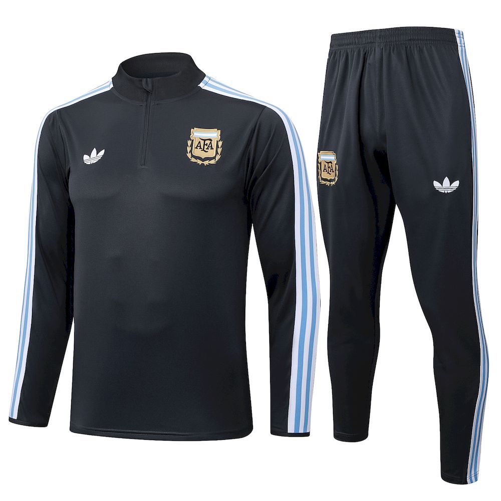 2025060707582498.jpg Training uniform Mens Argentina 2025/26 Half-Zip Sweater+Pant 815 - Image 1