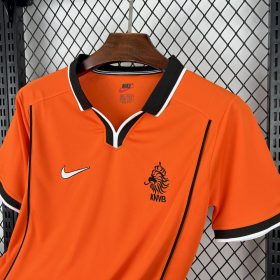 Retro Netherlands 1998 Home Jersey - Image 3