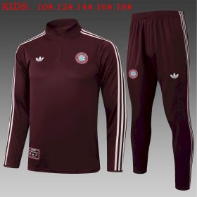 Kids Bayern Munich 2025/26 Half-Zip Sweater+Pant 815