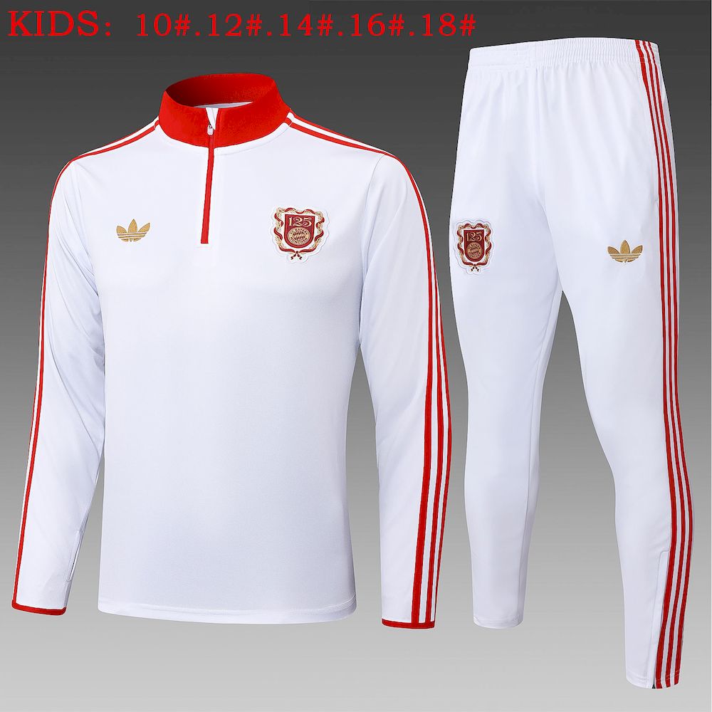 2025112414403534.jpg Kids Bayern Munich 2025/26 Half-Zip Sweater+Pant 815 - Image 1