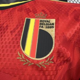Mens Belgium 2026 World Cup Home Jersey Player Version - Image 11