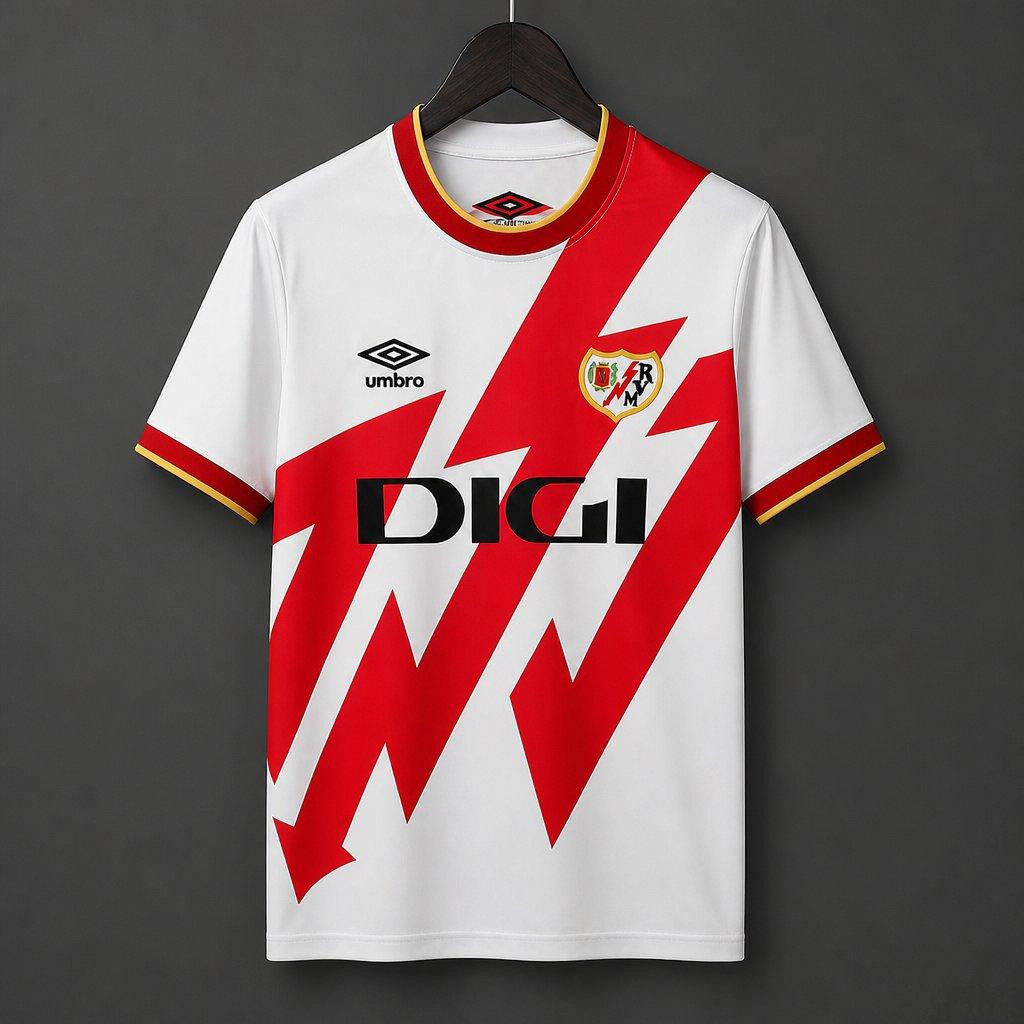44e644477d18a39462c1781f Mens Rayo Vallecano 2026/27 Home Jersey - Image 1