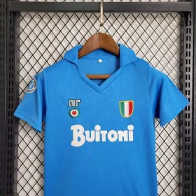 Retro Napoli 1987/88 Home Kids Kit - Image 2