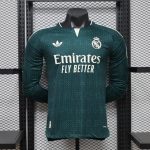 Mens Real Madrid 2026/27 Away Long Sleeve Jersey Player Version