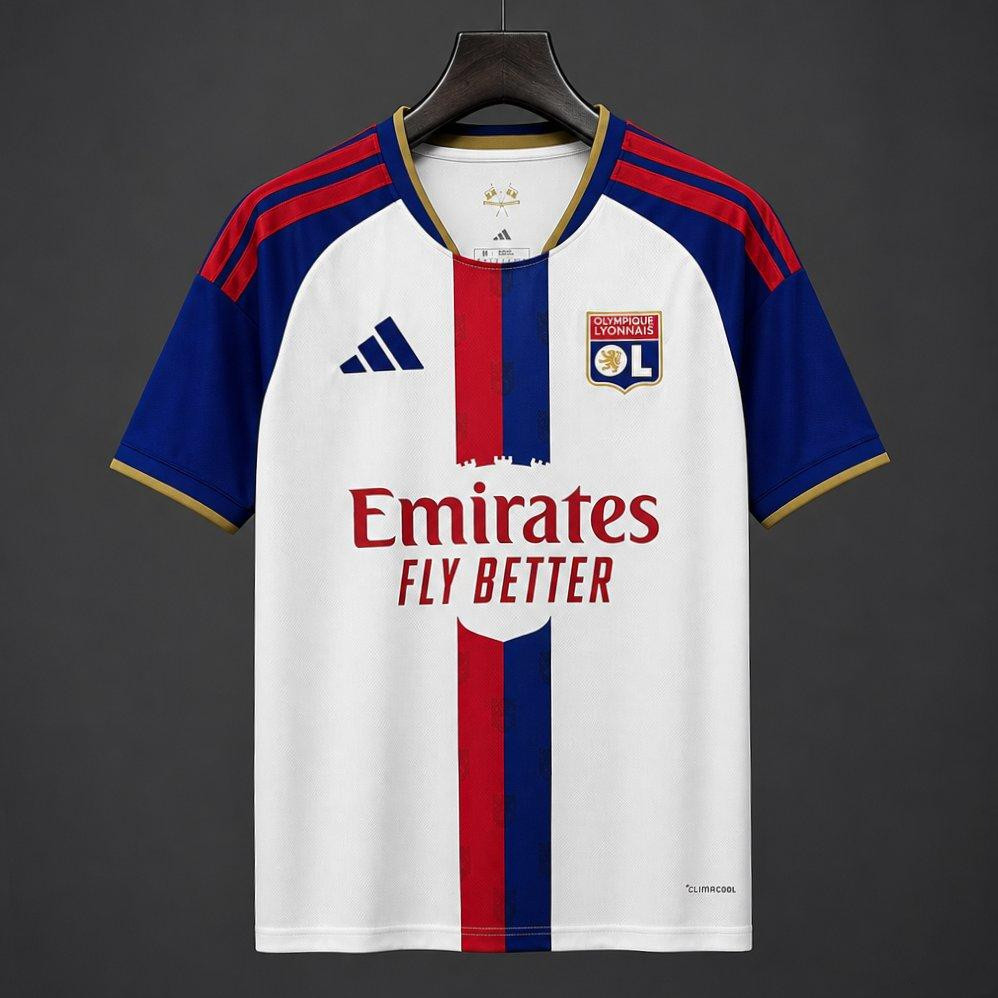 63c1dcc0a819ef21fa037f0d Mens Olympique Lyonnais 2026/27 Home Jersey - Image 1