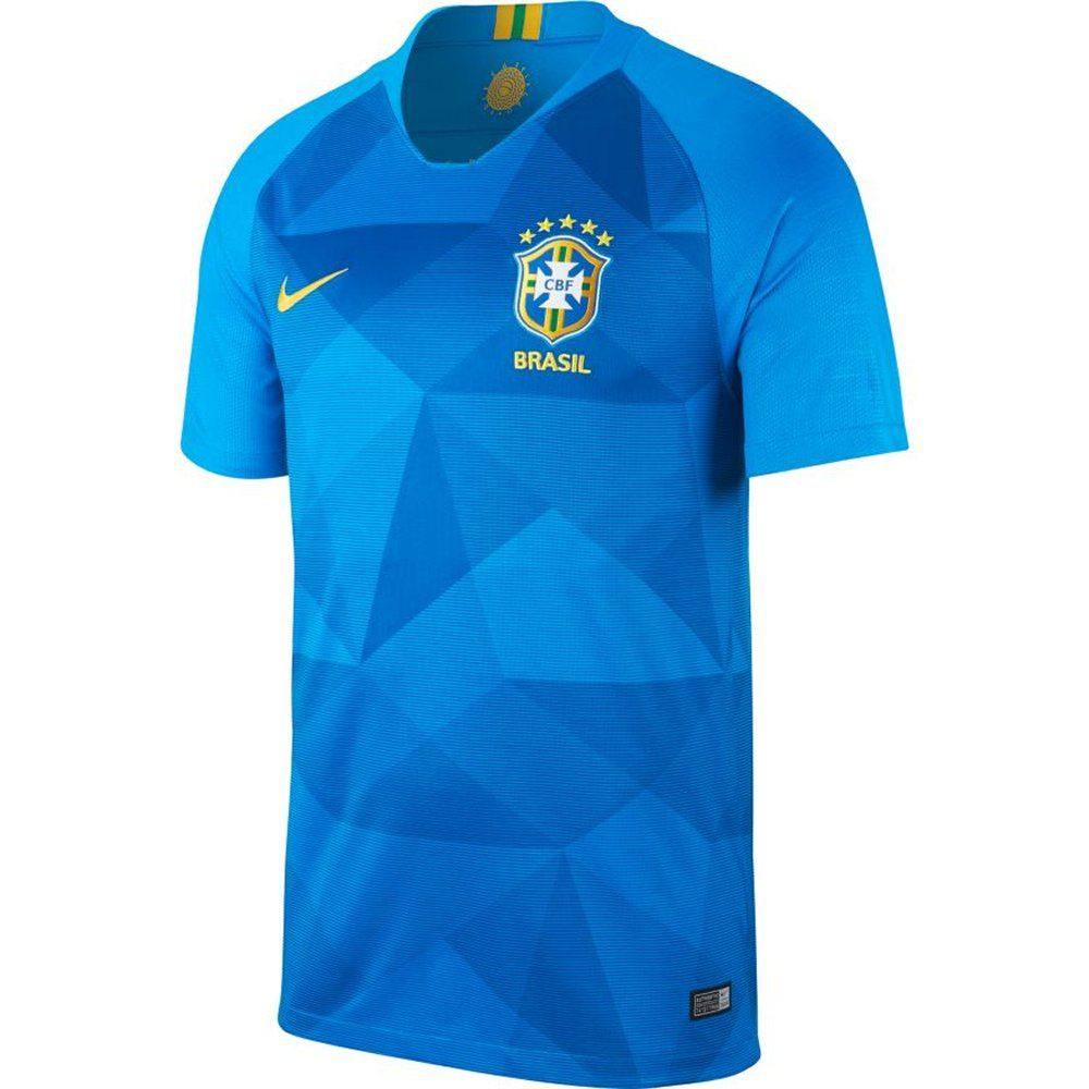 8e6494aa760cfc26.jpg Retro Mens Brazil 2018/19 World Cup Away Jersey - Image 1