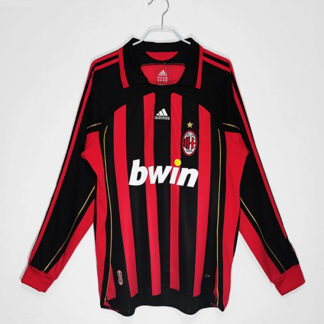 AC-Milan-200607-Home-LS-Retro-Jersey-35039.jpg Retro AC Milan 2006/07 Home Long Sleeve Jersey - Image 1