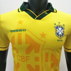 Retro Brazil 1994 World Cup Home Jersey - Image 11