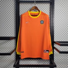 Retro Brazil 1998 Goalkeeper Long Sleeve Jersey