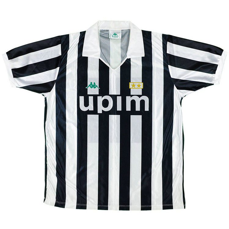 Juventus-1991-92-Home-Retro-Jersey.jpg Retro Juventus 1991-92 Home Jersey - Image 1