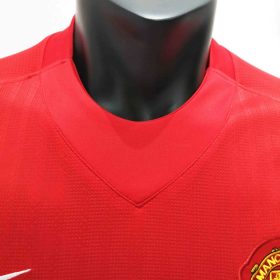 Retro Manchester United 2007/08 Home Long Sleeve Jersey - Image 2