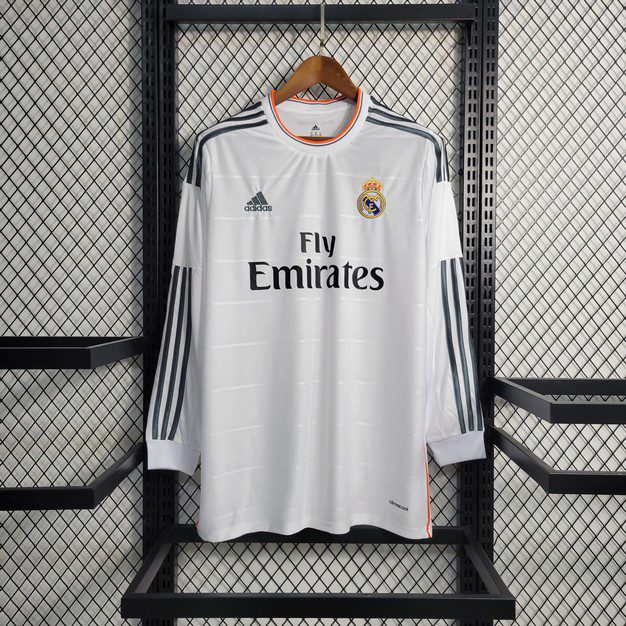 Real-Madrid-201314-home-Long-Sleeve-Retro-Jersey-55916.jpg Retro Real Madrid 2013/14 Home Long Sleeve Jersey - Image 1