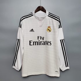 Retro Real Madrid 2014/15 Home Long Sleeve Jersey