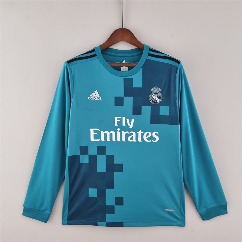 Real-Madrid-201718-Third-LS-Retro-Jersey-32305.jpeg Retro Real Madrid 2017/18 Third Long Sleeve Jersey - Image 1