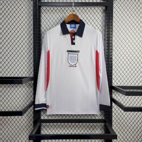 Retro England 1998 Home Long Jersey