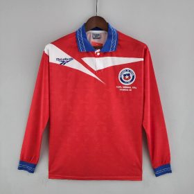 Retro Chile 1998 Home Long Sleeve Jersey