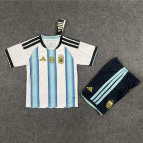 Kids Argentina 2026 World Cup Home Kit