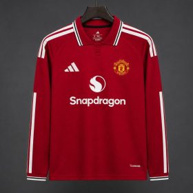 Manchester United 2026/27 Home Long Sleeve Mens Jersey