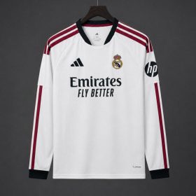 Mens Real Madrid 2026/27 Home Long Sleeve Jersey