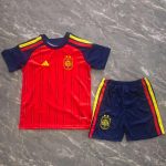 Kids Spain 2 Stars 2026 World Cup Home Kit