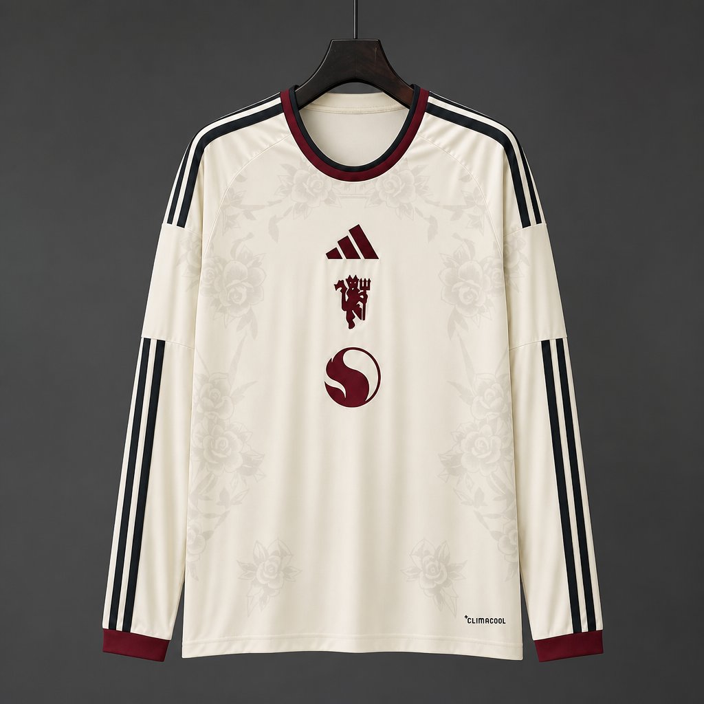4d2f837a159f461cab17e016 Manchester United 2026/27 third Long Sleeve Mens Jersey - Image 1