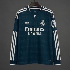 Mens Real Madrid 2026/27 Away Long Sleeve Jersey