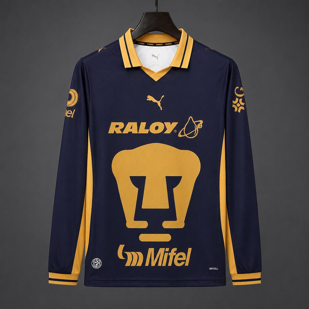 c6b0dce7ed6d0c8ae9bce8ba Mens Pumas 2026/27 home Long Sleeve Jersey - Image 1